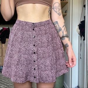 cheetah print skirt